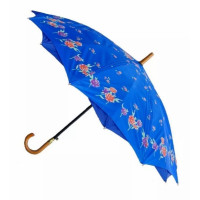 Guarda-Chuva Automático 16 Varetas Estampado Cabo J Madeira MS-8015 Misaki