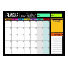 Quadro Planner Semanal 29X40 Mp01