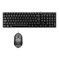 Combo Teclado e Mouse Óptico USB TC309 Preto Multilaser