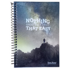 Caderno 1/4 Pequeno Capa Flexível 96 Folhas ROX Pauta Branca