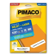 Etiqueta Adesiva 6281 Carta 25,40x101,60mm 25 Folhas Pimaco Etiqueta Adesiva 6281 Carta 25,40x101,60mm 25 Folhas Pimaco