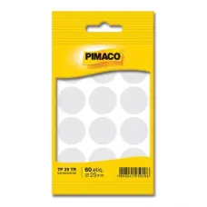 Etiqueta Adesiva 25mm Transparente Pimaco – Envelope com 5 Folhas (60 Etiquetas) TP-25TR Etiqueta Adesiva 25mm Transparente Pimaco – Envelope com 5 Folhas (60 Etiquetas) TP-25TR