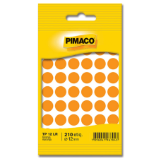 Etiqueta Adesiva 12mm Laranja Pimaco – Envelope com 5 Folhas (210 Etiquetas) TP-12 LR Etiqueta Adesiva 12mm Laranja Pimaco – Envelope com 5 Folhas (210 Etiquetas) TP-12 LR
