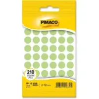 Etiqueta Adesiva 12mm Verde Pastel – Pimaco