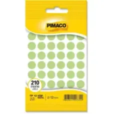 Etiqueta Adesiva 12mm Verde Pastel – Pimaco Etiqueta Adesiva 12mm Verde Pastel – Pimaco