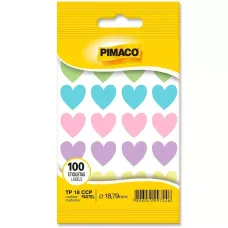 Etiqueta Adesiva 18mm Coração Pastel TP-18 Pimaco – Envelope com 5 Folhas (100 Etiquetas) Etiqueta Adesiva 18mm Coração Pastel TP-18 Pimaco – Envelope com 5 Folhas (100 Etiquetas)