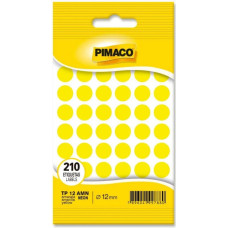 Etiqueta Adesiva O 12mm Env C/10 Fls/210 Etiq Amarela Tp-12 Neon Pimaco Etiqueta Adesiva O 12mm Env C/10 Fls/210 Etiq Amarela Tp-12 Neon Pimaco