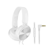Fone de Ouvido com Microfone Cabo Flat P2 Essential Branco 043-0031 Pix Fone de Ouvido com Microfone Cabo Flat P2 Essential Branco 043-0031 Pix