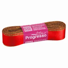 Fita Cetim Ourola Dourada Nº 5 22mm Vermelho 10 Metros Progresso Fita Cetim Ourola Dourada Nº 5 22mm Vermelho 10 Metros Progresso