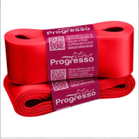 Fita de Cetim Nº 9 38mm Vermelho Cereja 10 metros Progresso
