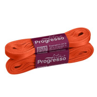 Fita de Cetim Nº 1 7mm Laranja Abóbora 10 metros Progresso