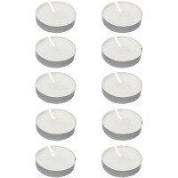 Kit Vela Decorativa Branca com 10 Unidades Rio Tijucas