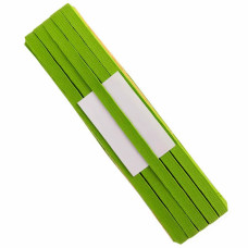 Elástico Chato 7mm Verde Limão 10 metros São José