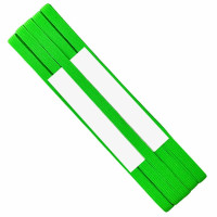 Elástico Chato 7mm Verde Cítrico 10 metros São José