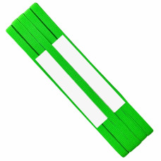 Elástico Chato 7mm Verde Cítrico 10 metros São José