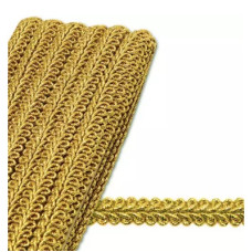 Passamanaria Metalizado 7096 9mm Ouro 10 Metros São José