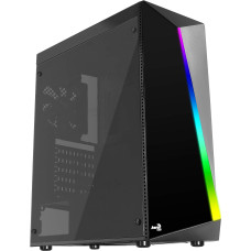 Gabinete ATX Gamer Mid Tower RGB Shard Preto 67989 Aerocool