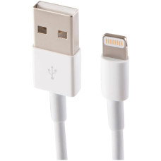 Cabo Usb Lightning Emborrachado 2M 2.4A Branco Shinka