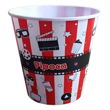Balde de Pipoca 2.3 Litro Cinema Shinka Balde de Pipoca 2.3 Litro Cinema Shinka