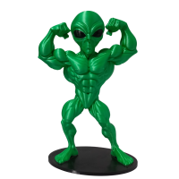 Boneco Et Alienígena Extraterreste Alien Musculoso 13cm em PLA