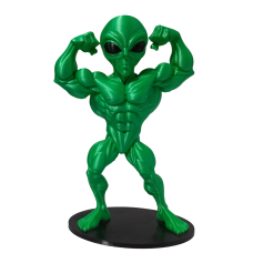 Boneco Et Alienígena Extraterreste Alien Musculoso 13cm em PLA Boneco Et Alienígena Extraterreste Alien Musculoso 13cm em PLA