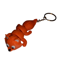 Chaveiro Manos Raposa Laranja Keychains 1 Unid