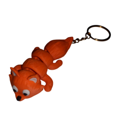 Chaveiro Manos Raposa Laranja Keychains 1 Unid