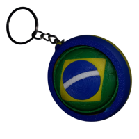 Chaveiro Manos Globo Brasil Keychains 1 Unid