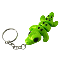 Chaveiro Manos Jacaré Verde Neon Keychains 1 Unid