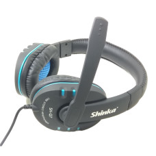 Headphone Com Microfone Usb SH-Q7 Preto Shinka