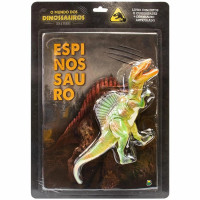 Livro O Mundo dos Dinossauros Leia e Brinque Espinossauro Todo Livro
