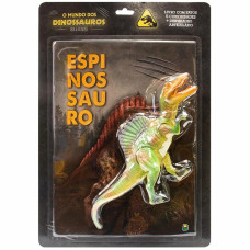Livro O Mundo dos Dinossauros Leia e Brinque Espinossauro Todo Livro