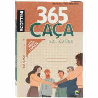 Livro Caça-Palavras 288 Páginas Nº9 Scottini 365 Todo Livro