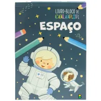 Livro Bloco de Colorir Espaço Todo Livro Livro Bloco de Colorir Espaço Todo Livro