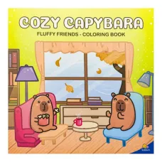 Livro de Colorir Cozy Capybara Todo Livro Livro de Colorir Cozy Capybara Todo Livro