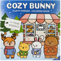 Livro de Colorir Cozy Bunny Todo Livro Livro de Colorir Cozy Bunny Todo Livro