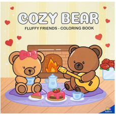 Livro de Colorir Cozy Bear Todo Livro Livro de Colorir Cozy Bear Todo Livro