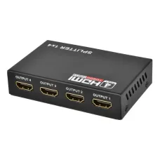 Splitter Distribuidor Divisor HDMI 1x4 MTV-114 Tomate Splitter Distribuidor Divisor HDMI 1x4 MTV-114 Tomate