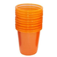 Copo Plástico 30ml Neon Laranja Trik Trik