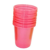 Copo Plástico 30ml Neon Rosa Trik Trik