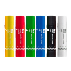 Tinta Bastão Guache 10g com 6 Cores 911124 Acrilex Tinta Bastão Guache 10g com 6 Cores 911124 Acrilex