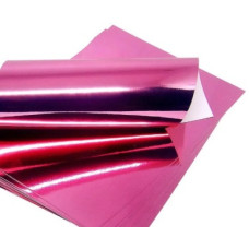 Papel Laminado Rosa A4 180g 5 Folhas Ultra Megaton