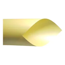 Papel Perolizado A4 180G Amarelo Claro 5 Folhas Ultra Megaton