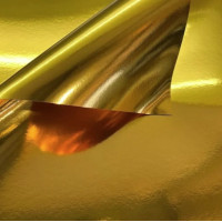 Papel Laminado Dupla Face Ouro A4 180g 5 Folhas Ultra Megaton