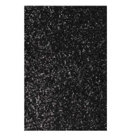 Papel Glitter Preto A4 180G 5 Folhas Ultra Megaton