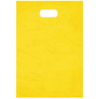 Sacola Amarelo Boca de Palhaço 25x35 Tamanho M 10 unidades