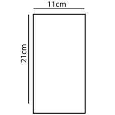 Papel Offset  110mm x 210mm 90G Branco 250 Folhas Ultra Megaton