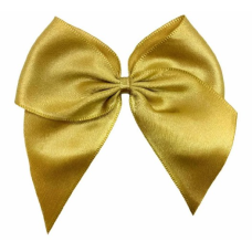 Laço de Cetim N°9 Dourado 10 unidades