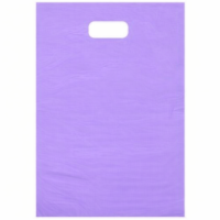 Sacola Lilas Boca de Palhaço 25x35 Tamanho M 10 unidades