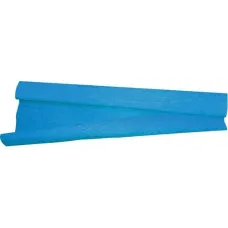 Papel Crepom Comum 48cmx2m Azul Celeste VMP